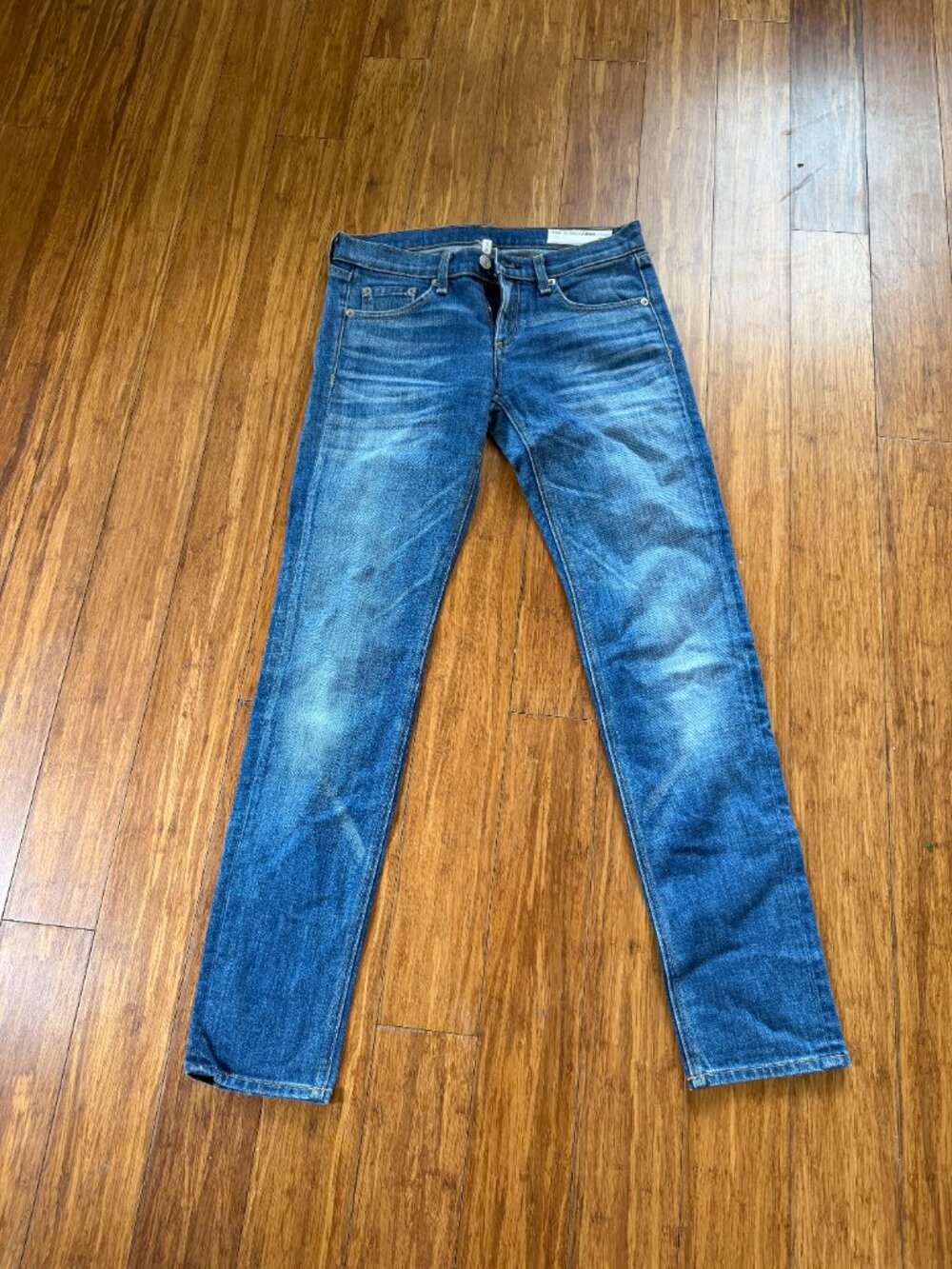 Rag & Bone Kensington Skinny Jeans - Heritage Light Wash 27